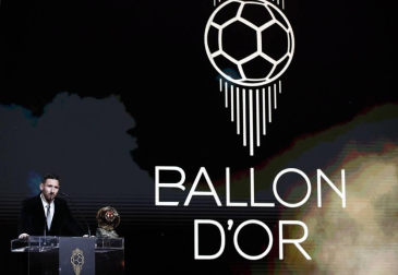 Fotografías de la gala de entrega del Balón de Oro, trofeo que concede la revista deportiva francesa 'France Football'.