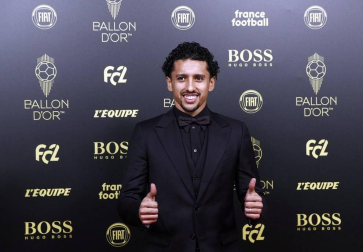 Fotografías de la gala de entrega del Balón de Oro, trofeo que concede la revista deportiva francesa 'France Football'.