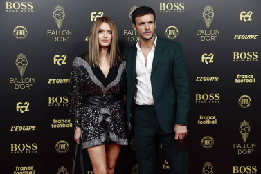 Fotografías de la gala de entrega del Balón de Oro, trofeo que concede la revista deportiva francesa 'France Football'.