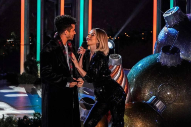 Fotos del encendido del árbol del Rockefeller Center, en Nueva York