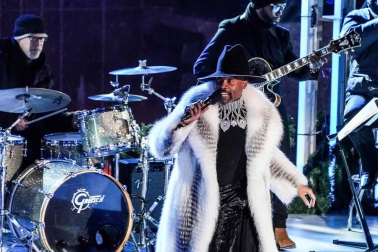 Fotos del encendido del árbol del Rockefeller Center, en Nueva York