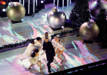 Fotos del encendido del árbol del Rockefeller Center, en Nueva York