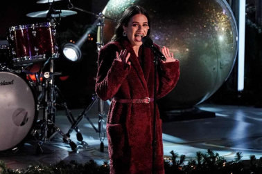 Fotos del encendido del árbol del Rockefeller Center, en Nueva York