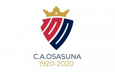 Logotipo del centenario de Osasuna.