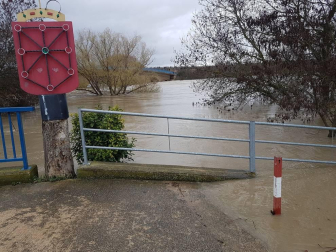 Fotos enviadas por los lectores de Diario de Navarra de las inundaciones de este viernes en Navarra.