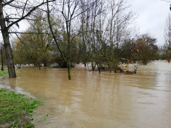 Fotos enviadas por los lectores de Diario de Navarra de las inundaciones de este viernes en Navarra.