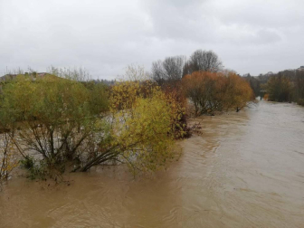 Fotos enviadas por los lectores de Diario de Navarra de las inundaciones de este viernes en Navarra.