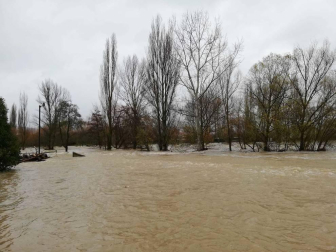 Fotos enviadas por los lectores de Diario de Navarra de las inundaciones de este viernes en Navarra.