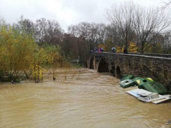 Fotos enviadas por los lectores de Diario de Navarra de las inundaciones de este viernes en Navarra.