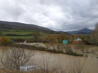 Fotos enviadas por los lectores de Diario de Navarra de las inundaciones de este viernes en Navarra.