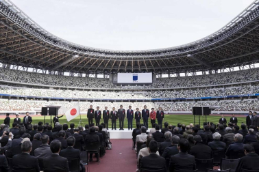Todas las fotos de la inauguración del nuevo estadio olímpico de Tokio