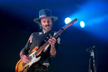 Imágenes del concierto que Leiva ofreció en el Navarra Arena en Pamplona.