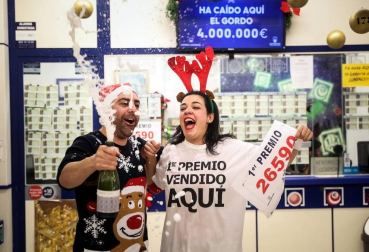 Lluvia de millones en toda España con el sorteo de la Lotería de Navidad 2019.