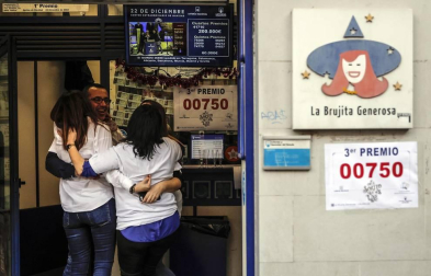Lluvia de millones en toda España con el sorteo de la Lotería de Navidad 2019.