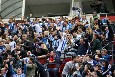 Galería de fotos de la afición en El Sadar durante el Osasuna-Real Sociedad