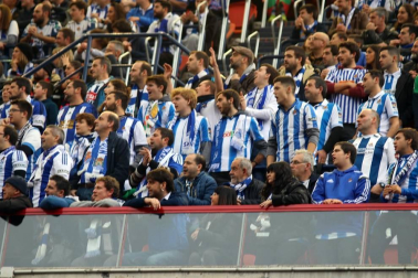 Galería de fotos de la afición en El Sadar durante el Osasuna-Real Sociedad