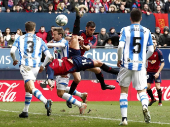Fotos Osasuna Real Sociedad: resumen gráfico del partido disputado en El Sadar.