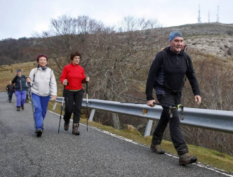Fotos del Mendigoizaleen Eguna: resumen gráfico de la despedida del año de los montañeros en San Miguel de Aralar.