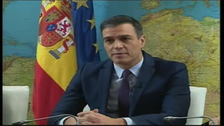 Sánchez felicita a las tropas por Navidad