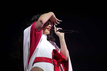 La cantante abarrotó el feudo madrileño este martes, 10 de diciembre, con la asistencia de más de 16.000 espectadores.