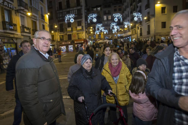 Todas las fotos de la vuelta en taxi de los internos de distintas residencias de Pamplona