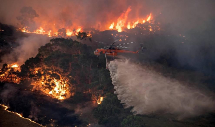 Centenares de incendios arden en la última jornada del 2019 en Australia