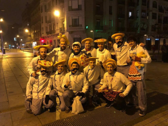 La Nochevieja de 2019 y el recibimiento del año nuevo 2020 pilló a los navarros con sus originales disfraces.
