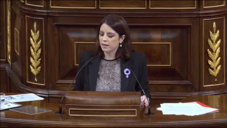 Lastra acusa a la derecha de amenazar "de forma implícita y explícita con un golpe de Estado"