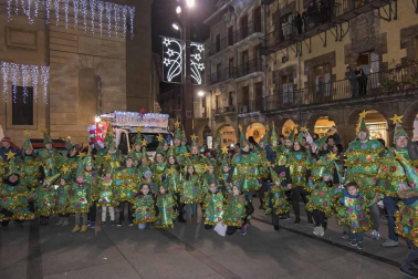 Cabalgata de sus Majestades de Oriente los Reyes Magos en Estella.