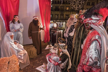 Cabalgata de sus Majestades de Oriente los Reyes Magos en Estella.