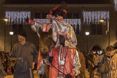 Cabalgata de sus Majestades de Oriente los Reyes Magos en Estella.