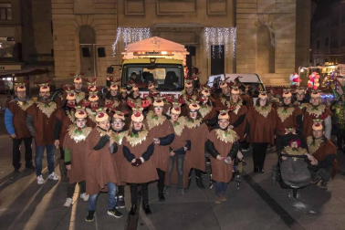 Cabalgata de sus Majestades de Oriente los Reyes Magos en Estella.