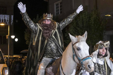 Cabalgata de sus Majestades de Oriente los Reyes Magos en Estella.