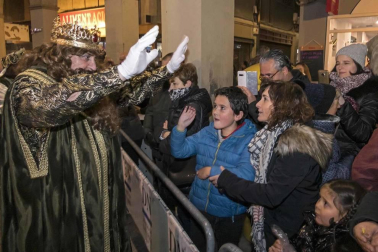 Cabalgata de sus Majestades de Oriente los Reyes Magos en Estella.