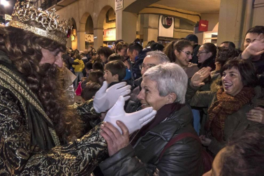 Cabalgata de sus Majestades de Oriente los Reyes Magos en Estella.
