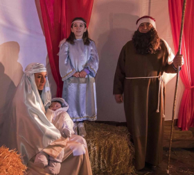 Cabalgata de sus Majestades de Oriente los Reyes Magos en Estella.