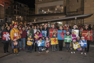 Cabalgata de sus Majestades de Oriente los Reyes Magos en Estella.