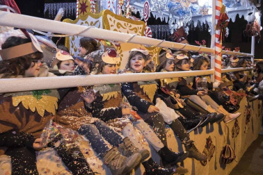 Cabalgata de sus Majestades de Oriente los Reyes Magos en Estella.