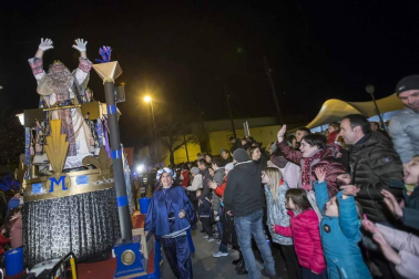 Cabalgata de sus Majestades de Oriente los Reyes Magos en la cabalgata de Burlada