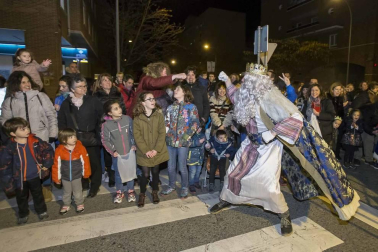 Cabalgata de sus Majestades de Oriente los Reyes Magos en la cabalgata de Burlada