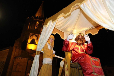 Cabalgata de sus Majestades los Reyes Magos en Sangüesa.