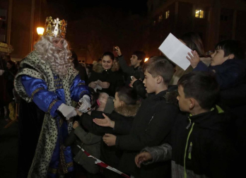 Cabalgata de sus Majestades los Reyes Magos de Oriente en Zizur.