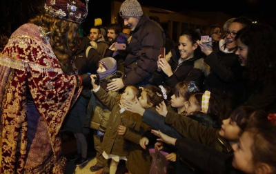 Cabalgata de sus Majestades de Oriente los Reyes Magos en Barañáin
