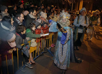 Cabalgata de sus Majestades de Oriente los Reyes Magos en Barañáin