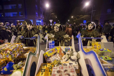 Imágenes de la cabalgata de Reyes de Pamplona