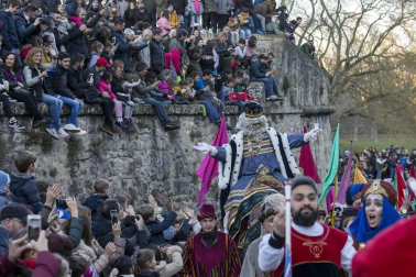 Imágenes de la cabalgata de Reyes de Pamplona