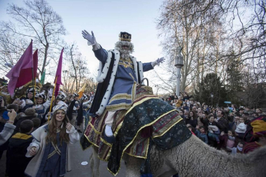 Imágenes de la cabalgata de Reyes de Pamplona