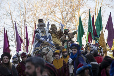 Imágenes de la cabalgata de Reyes de Pamplona