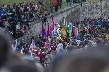 Imágenes de la cabalgata de Reyes de Pamplona