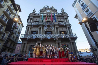 Imágenes de la cabalgata de Reyes de Pamplona